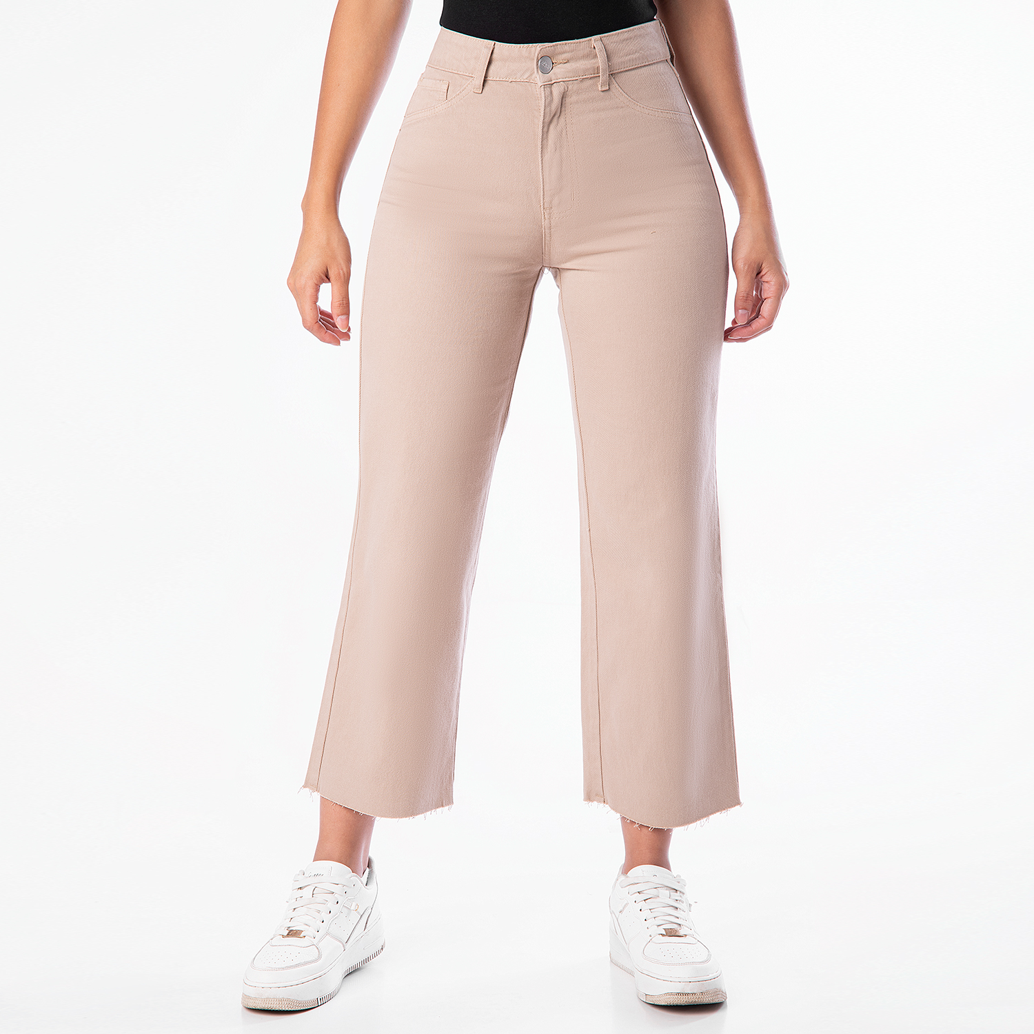 Pantalon Similicuir Anna - Beige